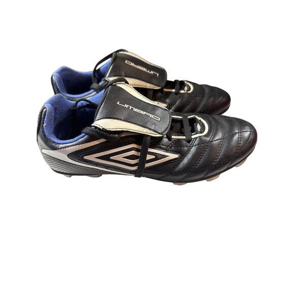 Umbro Soccer Cleats Black White Size 5‎ Youth Leather Football Shoes - Picture 3 of 7